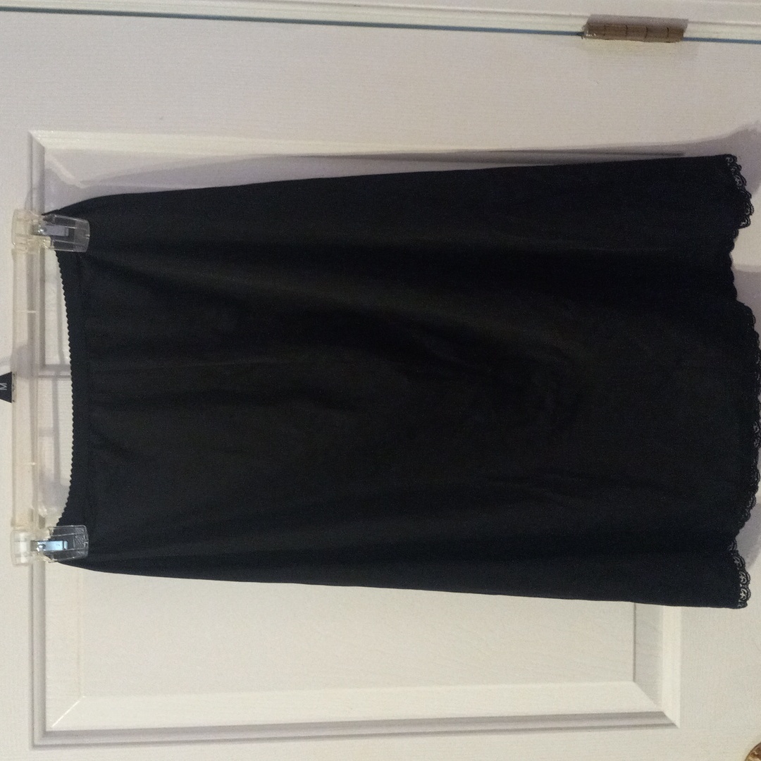 Ladies Ladies Black Shadow Line Slip Ladies Ladies Black Shadow Line Slip